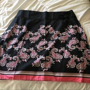 Black & Pink Majora Skirt NWOT